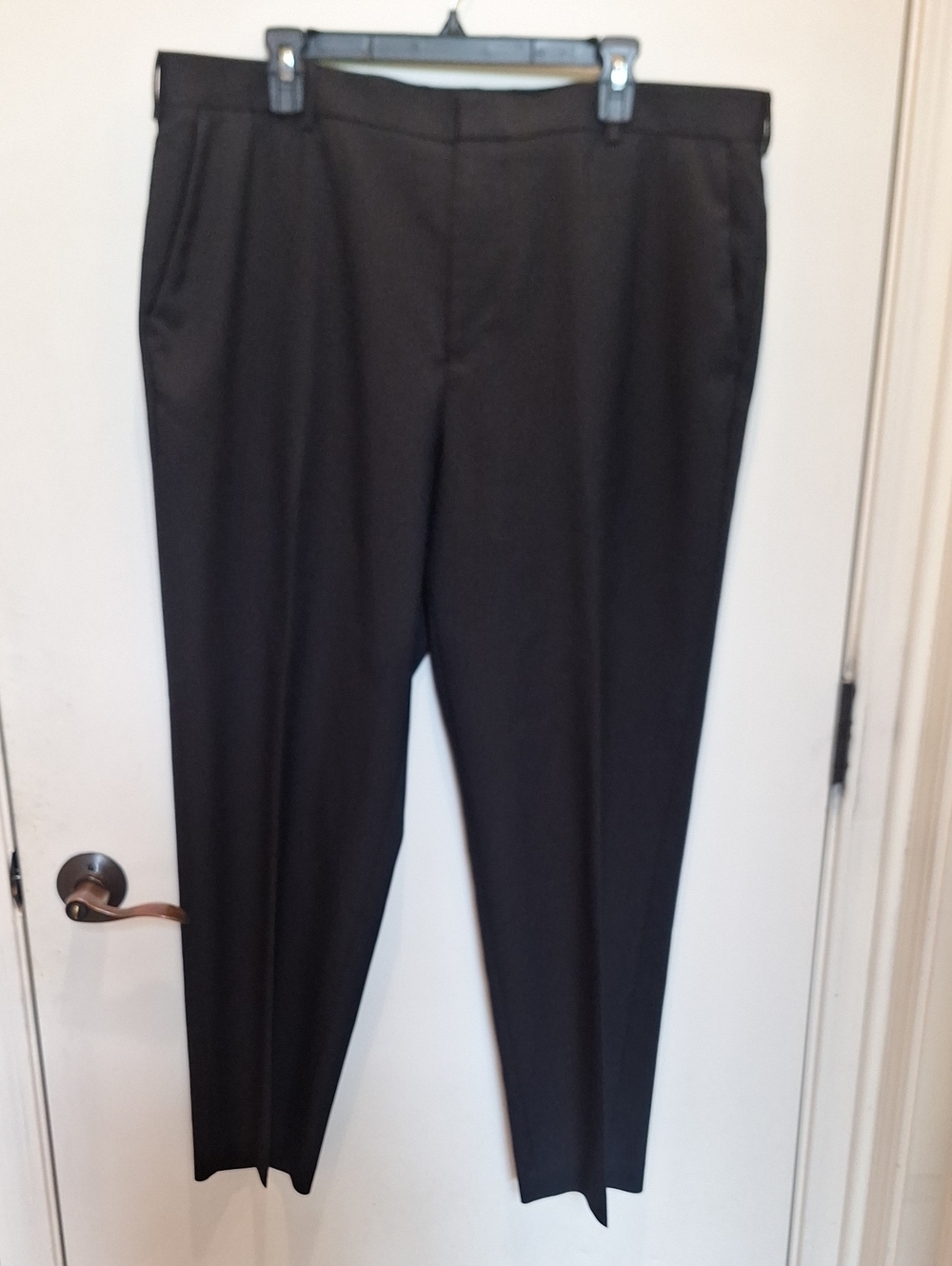 Men's Classic Straight Dress Pants - Black